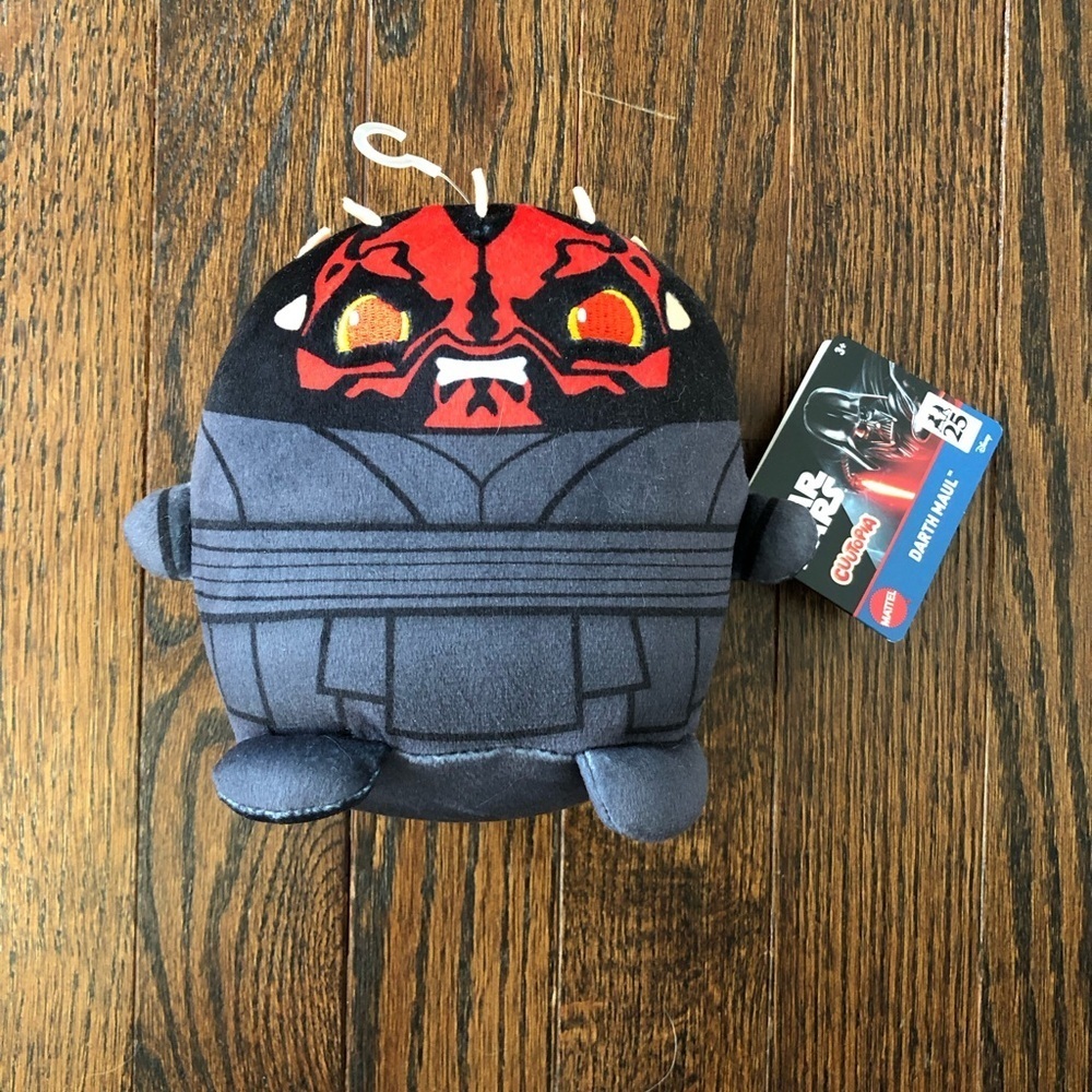 NWT Star Wars x Cuutopia Mattel 5” Darth Maul Sith Lord Soft Plush Toy